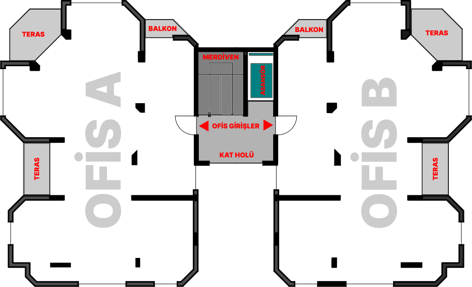 Typical Office Floor Plan